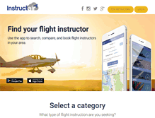 Tablet Screenshot of instructair.com